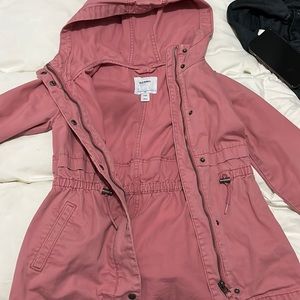 Old navy pink light jacket. Size 8 girls.